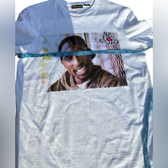 Poetic Justice Graphic T-Shirt Tupac Women’s Tee SZ Small Columbia Pictures,Rap - Picture 7 of 12